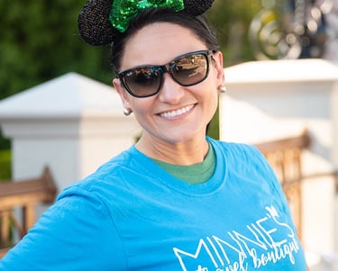 Nora Stewart pictured at Disney's Magic Kingdom® Park.