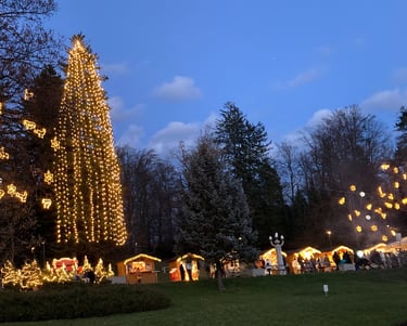 Lake Bled Christmas Markets and Tree