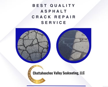 Asphalt Crack Repair Service in Harris County, Georgia