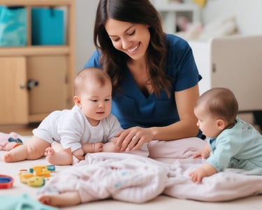 person holding baby's toe with yellow petaled flower in between