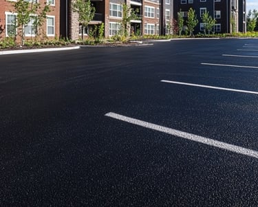 Parking line painting - Phenix City, Alabama