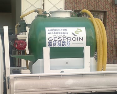 location des toilettes chimiques au maroc tanger gesproin