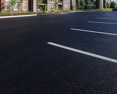 Parking line painting in Auburn, Alabama