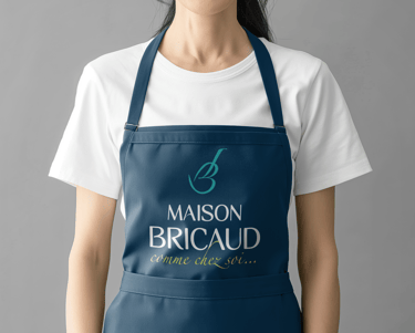Logo - Identité visuelle - Laurent Bricaud - Restaurant Maison Bricaud- Amy Atelier Graphique