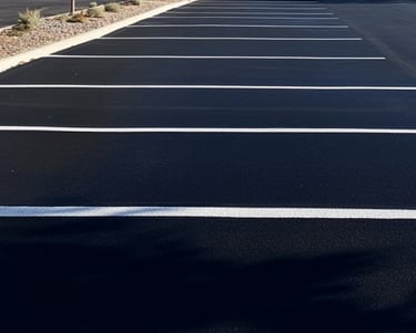 Parking lot management and markings in LaGrange, GA