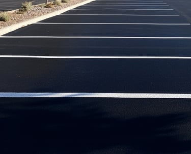 Parking lot management and markings by Chattahoochee Valley Sealcoating