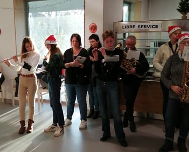 Noël EHPAD André Couturier Rugles Avenir Ruglois