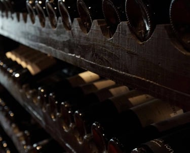 Armazenamento, seleção e serviço de vinho.