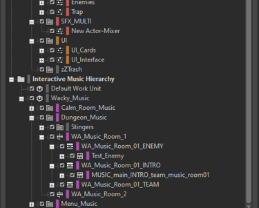 Session Wwise, Audio Engine, Moteur Audio, Audio Kinetic