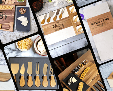 a collage of a variety of personalized gifts