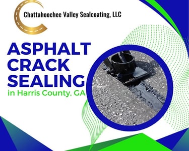 Asphalt Crack Repair in Harris County, GA