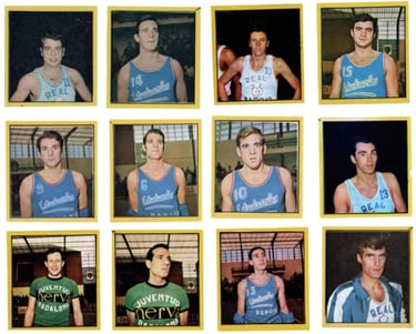 Spanish hand cut basketball cards