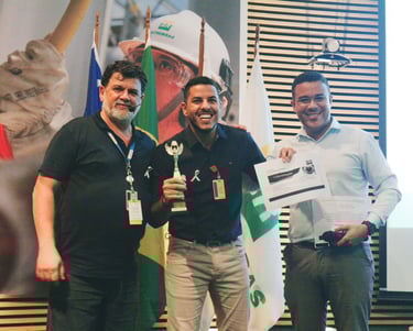 Reconhecimento Wilbert Gandra, Evolue Safety, Petrobras, Macaé RJ, Engajamento em SST