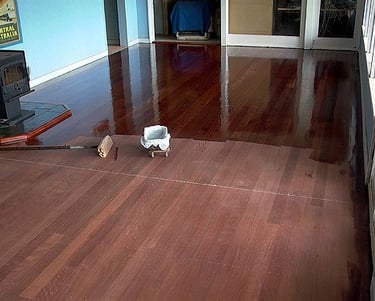 hardwood refinishing process