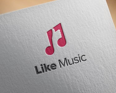 Like Music Logo Design by Brandsthan
