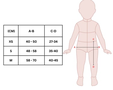 Tabla de medidas de MiSara SOS Pants