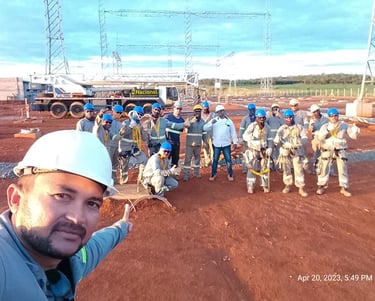 Equipe de Guindastes Especializada
