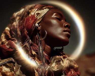 Ai Campaign Images for Female Freedom Frequency by Lucent Arc