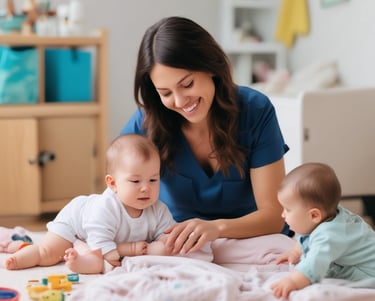 person holding baby's toe with yellow petaled flower in between