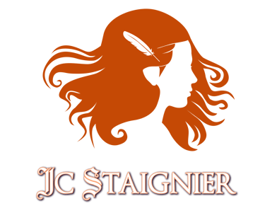 Logo de JC Staignier, Auteure de fictions historiques et contemporaines.