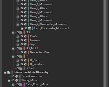Session Wwise, Audio Engine, Moteur Audio, Audio Kinetic