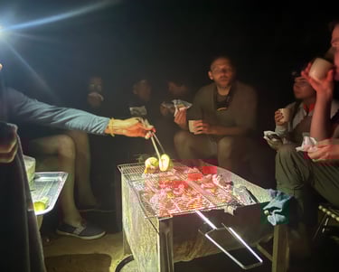 camp one near doline one in Hang son Doong Cave, Ke Bang National Park, Vietnam
