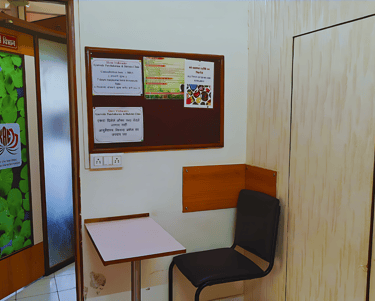 clinic reception table