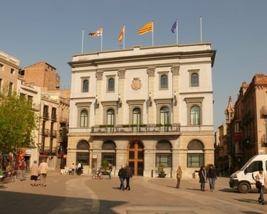 Edificio del ayuntamiento de Igualada