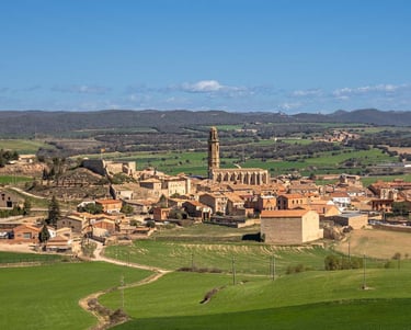 Imagen del pueblo de Calaf
