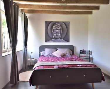 lit double suite bouddha