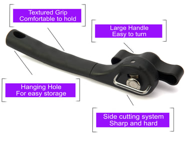amazon product photography Infographic design for a can opener