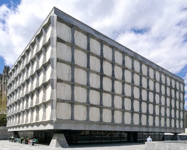 Beinecke Library, Yale University ● New Haven, CT, USA ● Gordon Bunshaft - Skidmore, Owings & Merrill ● 1960-1963