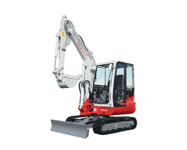 Kiemai.lt mini ekskavatorius Takeuchi TB240 su 90 laipsnių posūkio power tiltu