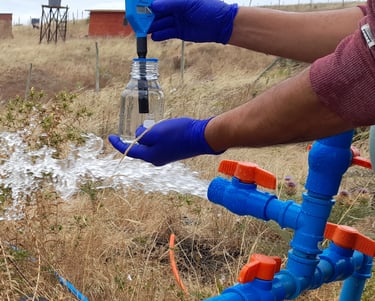 tratamiento agua de pozo, potabilización, análisis