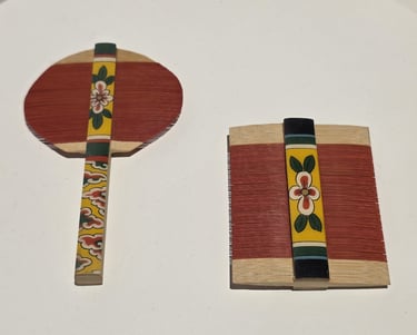 Ox inlaid combs