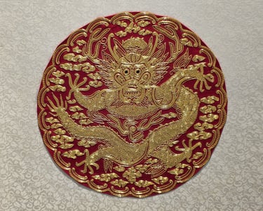 Embroidery from a National Intangible Heritage Training Center exhibition