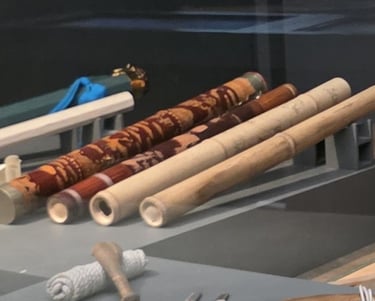 Quivers displayed a the Jeonju National Intangible Heritage Center