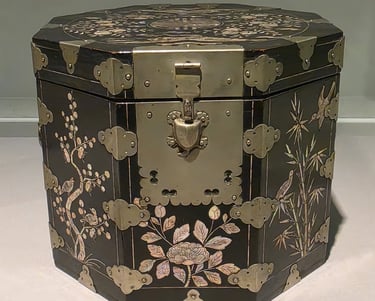 Joseon mother or pearl box displayed at the Palace Museum, Seoul