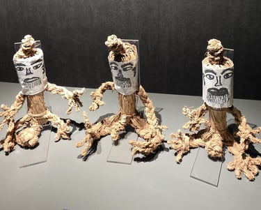 Ttibae Boat Festival straw effigy on display in Jeonju's National Intangible Heritage Center
