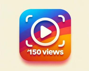 "Visuel de compteur de vues sur une vidéo Instagram avec une étiquette 'Tarif Réduit', vues pas cher