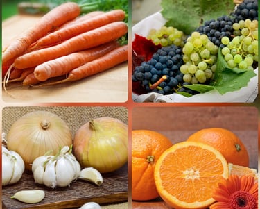 a collage of pictures of arthritis food