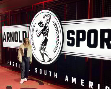 Nutricionista Leticia Mazza-teresina-evento arnoldsportssouthamerica em São Paulo