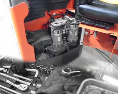 Manutenção Preventiva de empilhadeiras elétrica