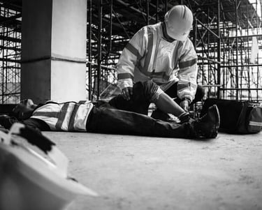 Pessoa que sofreu acidente no trabalho, advogado de benefícios INSS rolandia