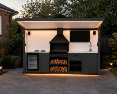 barbacoa modular en Madrid