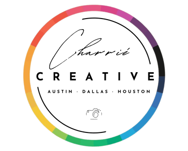 Charrie Creative photography logo featuring Professional photography in Austin, Dallas, and Houston