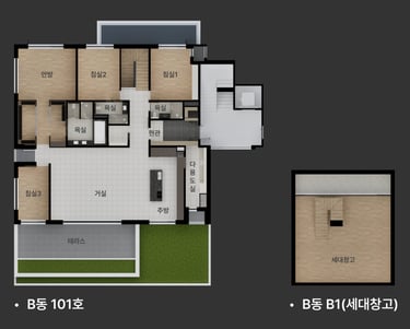 B동 101호 세대창고