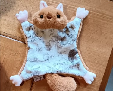 Doudou écureuil volant 