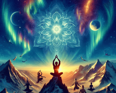 a person in deep meditation