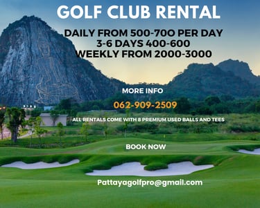 golf club hire pattaya